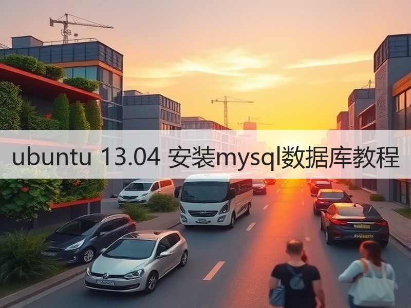 ubuntu 13.04 安装mysql数据库教程