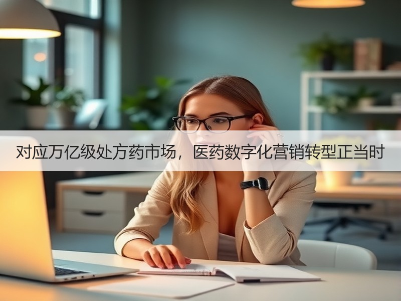 对应万亿级处方药市场，医药数字化营销转型正当时