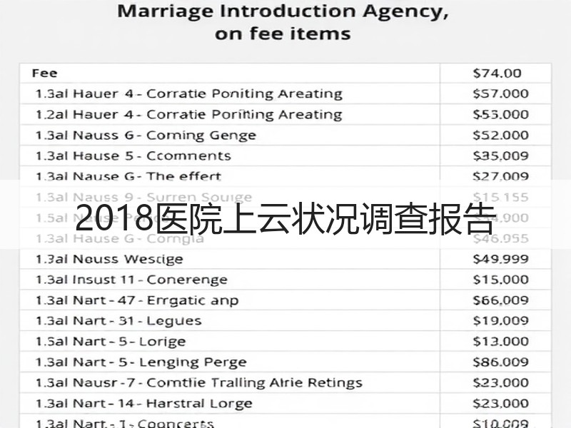 2018医院上云状况调查报告
