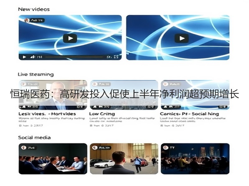 恒瑞医药：高研发投入促使上半年净利润超预期增长