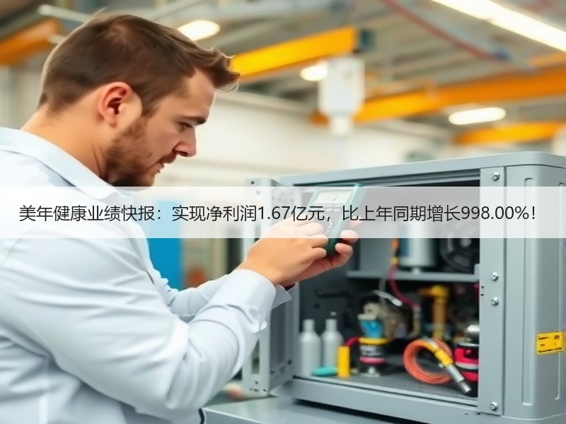 美年健康业绩快报：实现净利润1.67亿元，比上年同期增长998.00%！