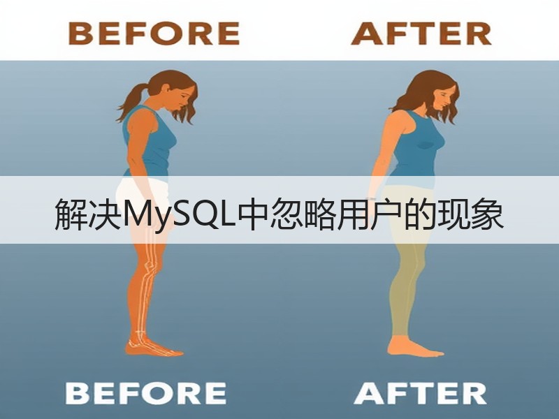 解决MySQL中忽略用户的现象
