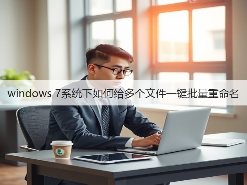 windows 7系统下如何给多个文件一键批量重命名