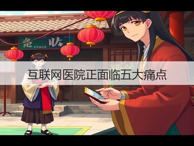 互联网医院正面临五大痛点