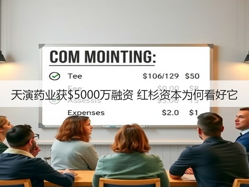 天演药业获$5000万融资 红杉资本为何看好它