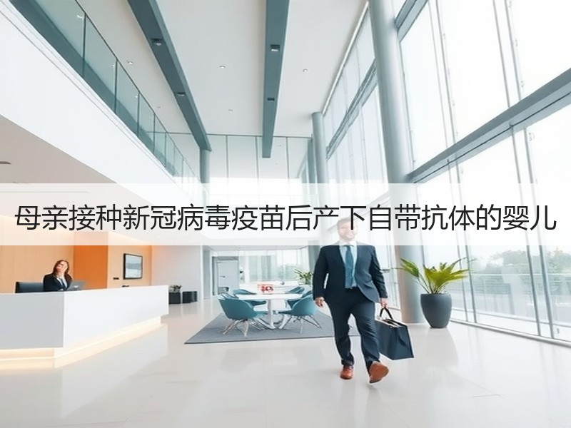 母亲接种新冠病毒疫苗后产下自带抗体的婴儿