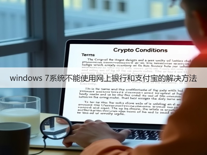 windows 7系统不能使用网上银行和支付宝的解决方法