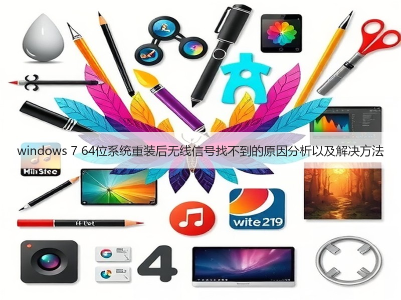 windows 7 64位系统重装后无线信号找不到的原因分析以及解决方法