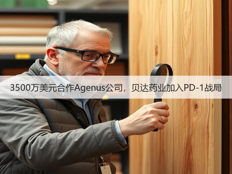 3500万美元合作Agenus公司，贝达药业加入PD-1战局