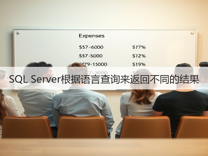 SQL Server根据语言查询来返回不同的结果