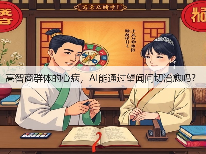高智商群体的心病，AI能通过望闻问切治愈吗？