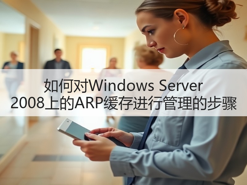 如何对Windows Server 2008上的ARP缓存进行管理的步骤