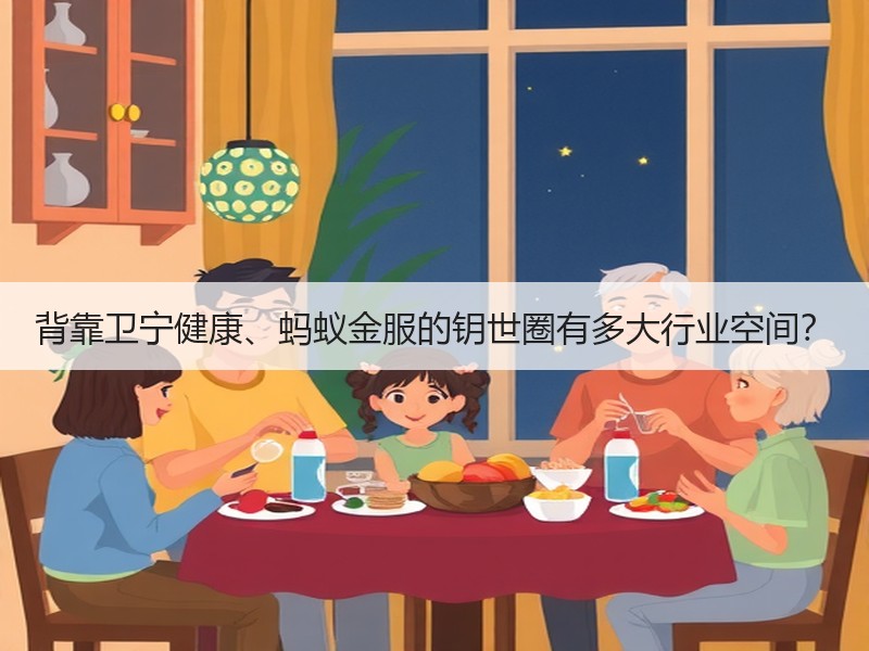 背靠卫宁健康、蚂蚁金服的钥世圈有多大行业空间？
