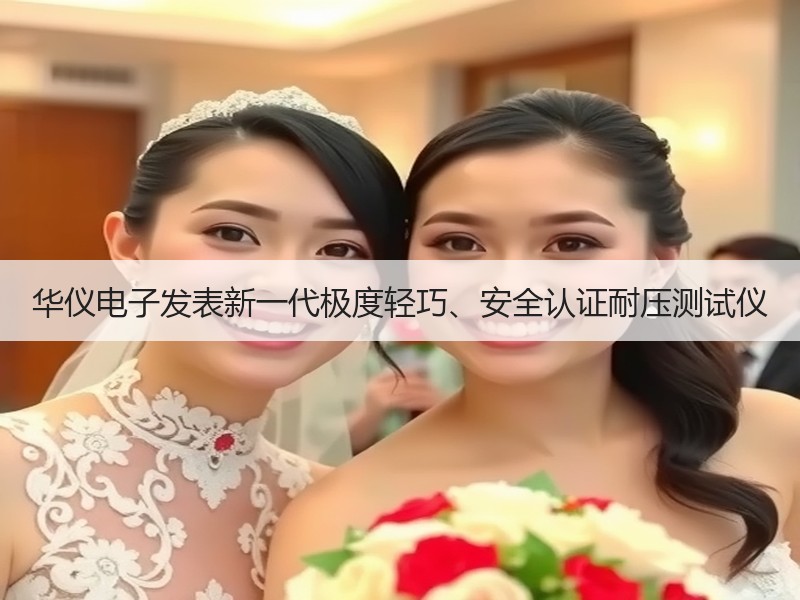 华仪电子发表新一代极度轻巧、安全认证耐压测试仪