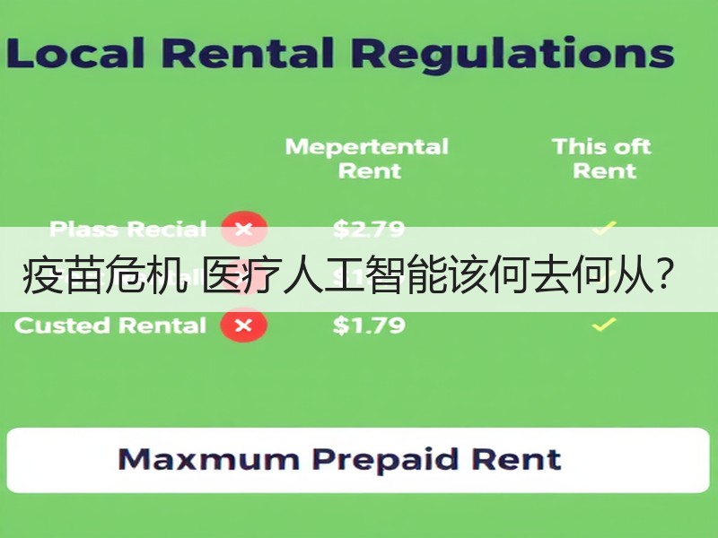 疫苗危机 医疗人工智能该何去何从？