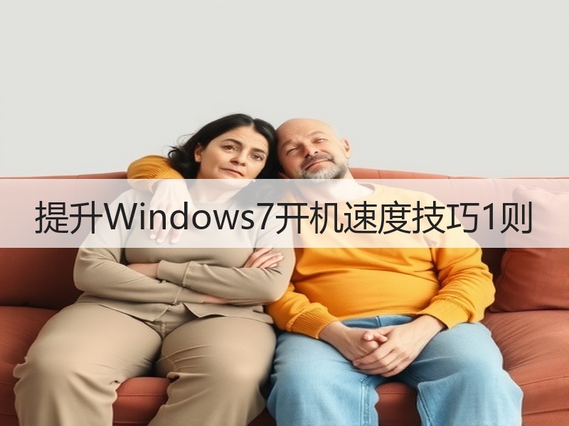提升Windows7开机速度技巧1则