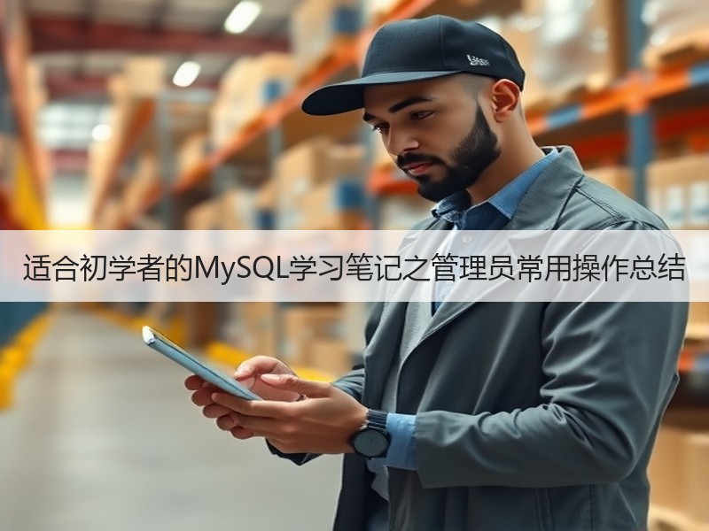 适合初学者的MySQL学习笔记之管理员常用操作总结
