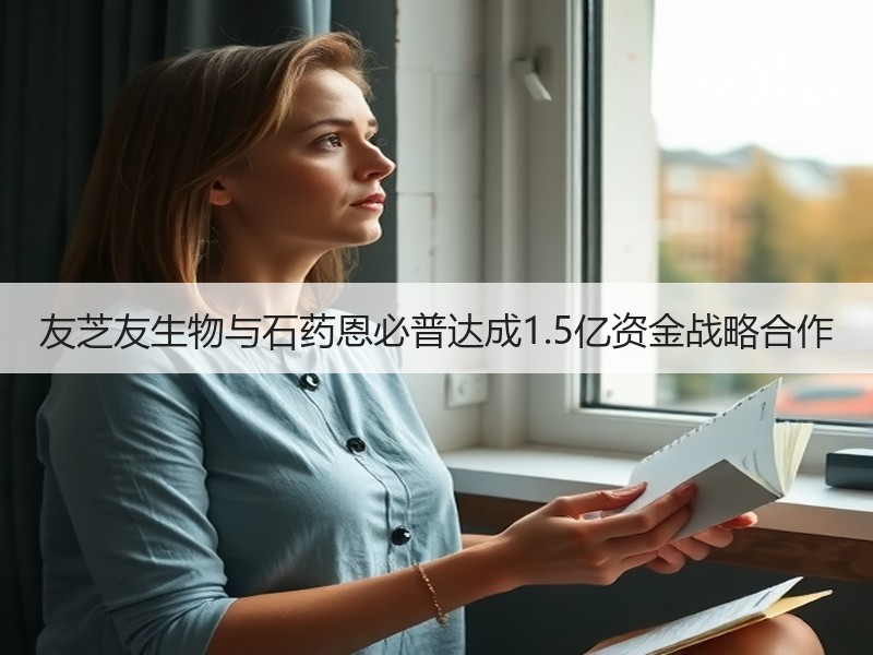 友芝友生物与石药恩必普达成1.5亿资金战略合作