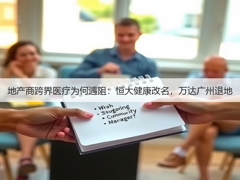 地产商跨界医疗为何遇阻：恒大健康改名，万达广州退地