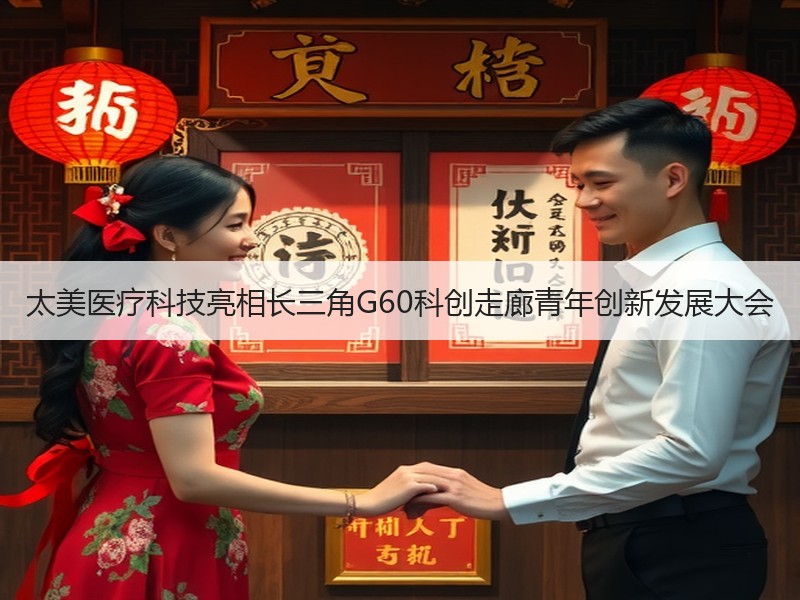 太美医疗科技亮相长三角G60科创走廊青年创新发展大会