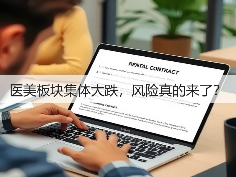 医美板块集体大跌，风险真的来了？