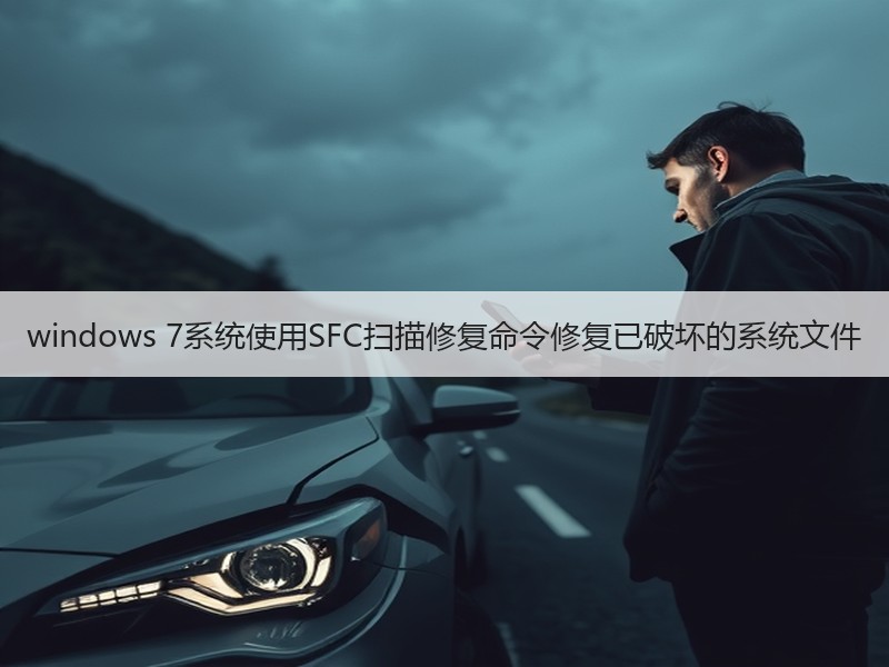 windows 7系统使用SFC扫描修复命令修复已破坏的系统文件