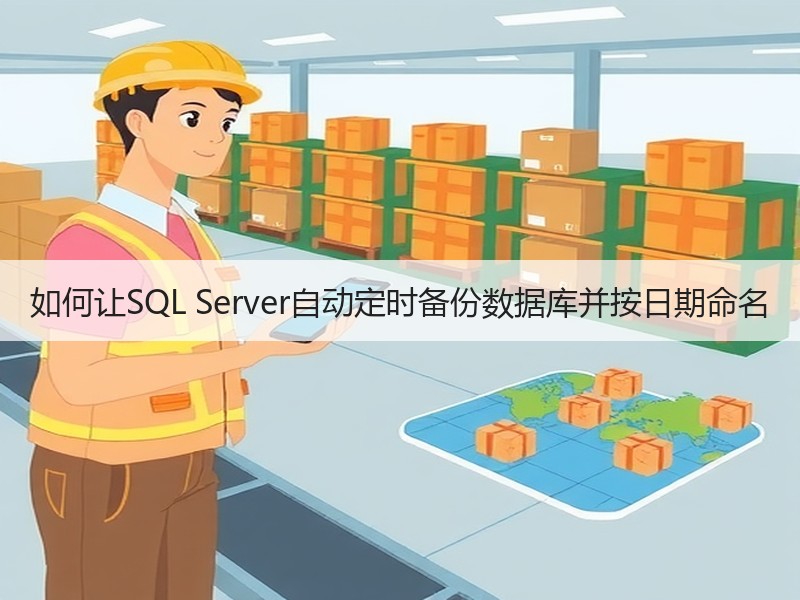 如何让SQL Server自动定时备份数据库并按日期命名