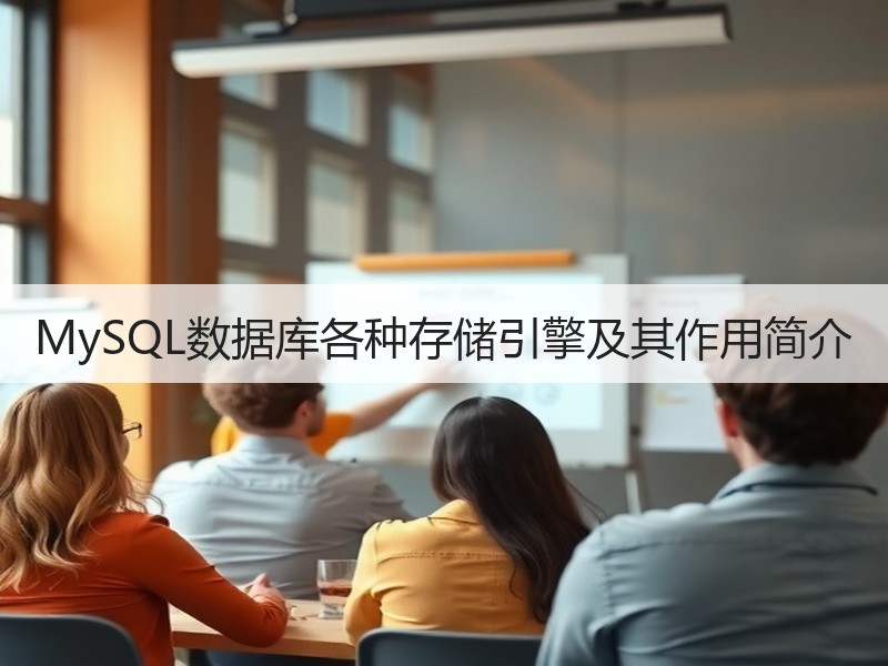MySQL数据库各种存储引擎及其作用简介