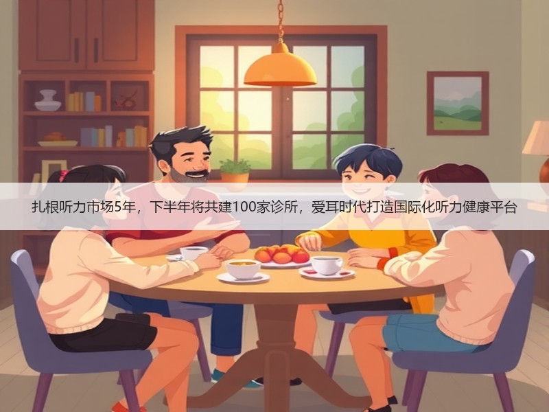 扎根听力市场5年，下半年将共建100家诊所，爱耳时代打造国际化听力健康平台
