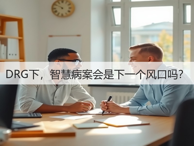 DRG下，智慧病案会是下一个风口吗？