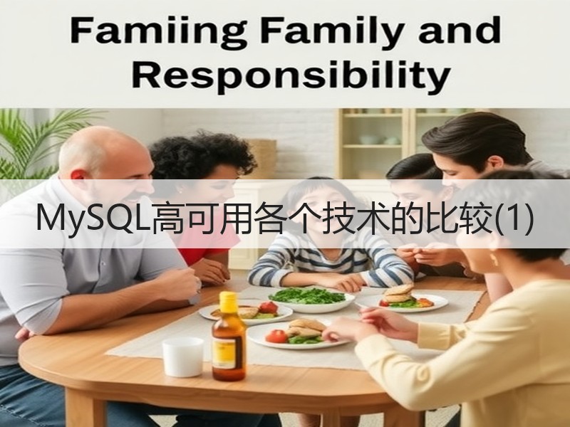 MySQL高可用各个技术的比较(1)