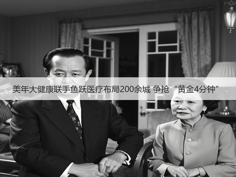 美年大健康联手鱼跃医疗布局200余城 争抢“黄金4分钟”