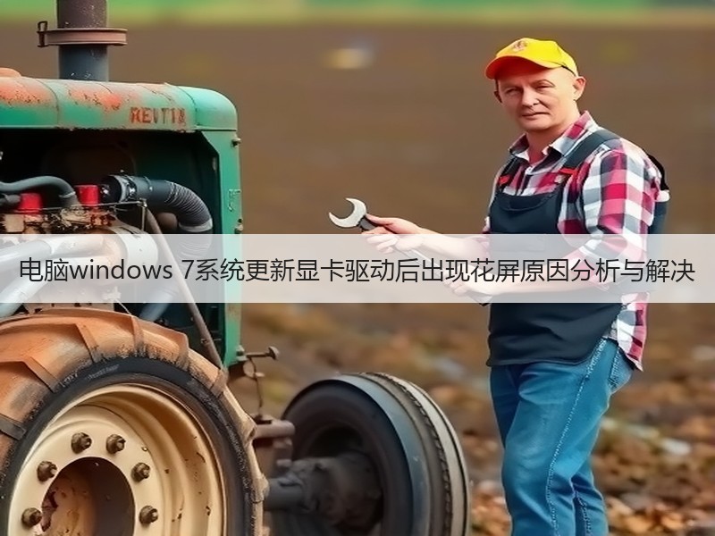 电脑windows 7系统更新显卡驱动后出现花屏原因分析与解决