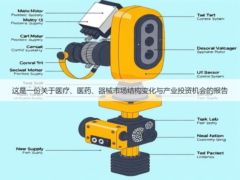 这是一份关于医疗、医药、器械市场结构变化与产业投资机会的报告