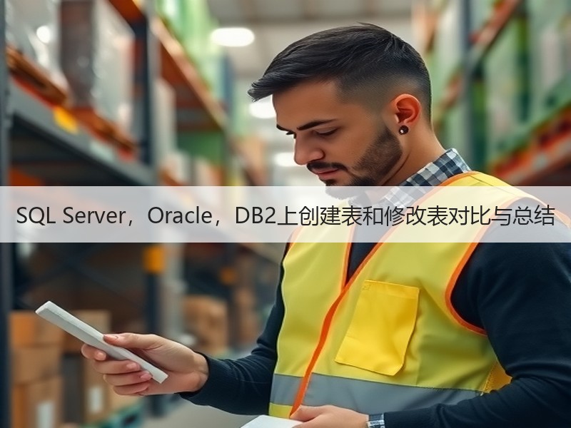 SQL Server，Oracle，DB2上创建表和修改表对比与总结