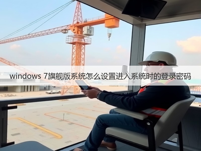 windows 7旗舰版系统怎么设置进入系统时的登录密码