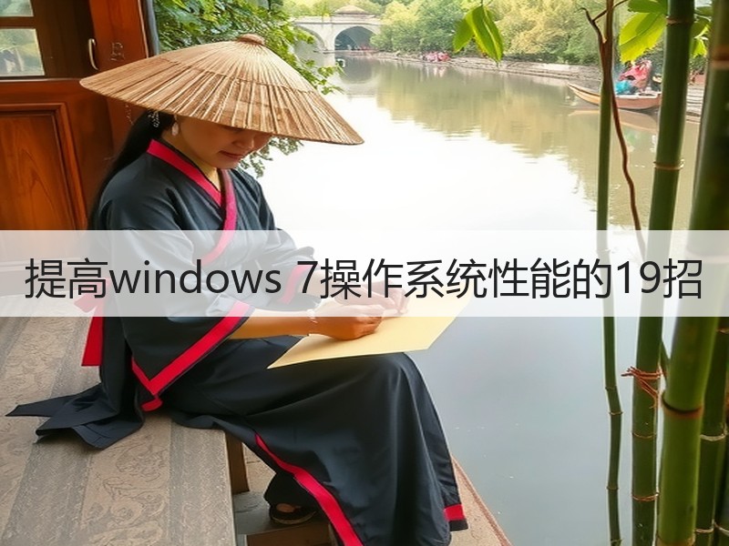提高windows 7操作系统性能的19招
