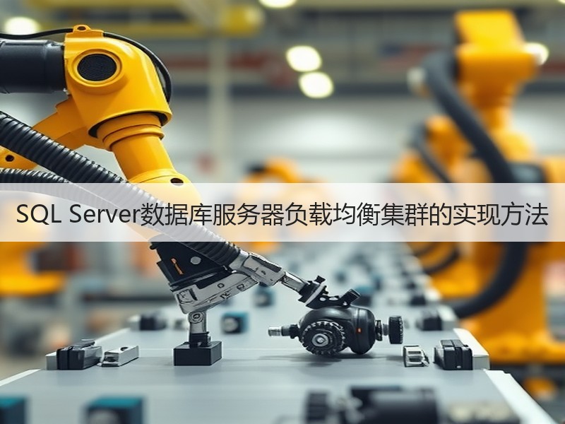 SQL Server数据库服务器负载均衡集群的实现方法
