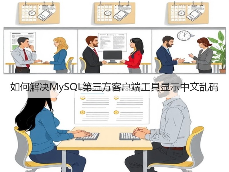 如何解决MySQL第三方客户端工具显示中文乱码