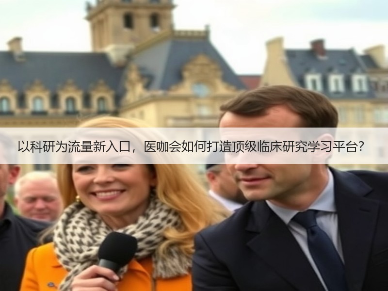 以科研为流量新入口，医咖会如何打造顶级临床研究学习平台？