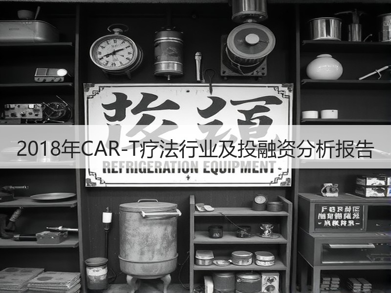 2018年CAR-T疗法行业及投融资分析报告