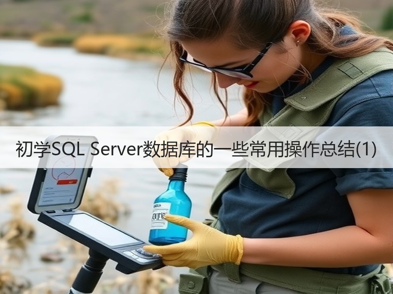 初学SQL Server数据库的一些常用操作总结(1)