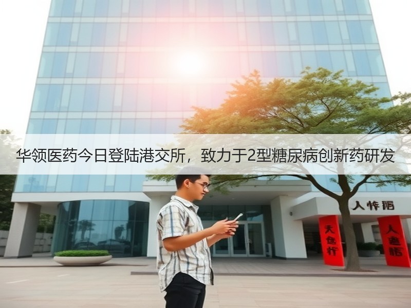 华领医药今日登陆港交所，致力于2型糖尿病创新药研发