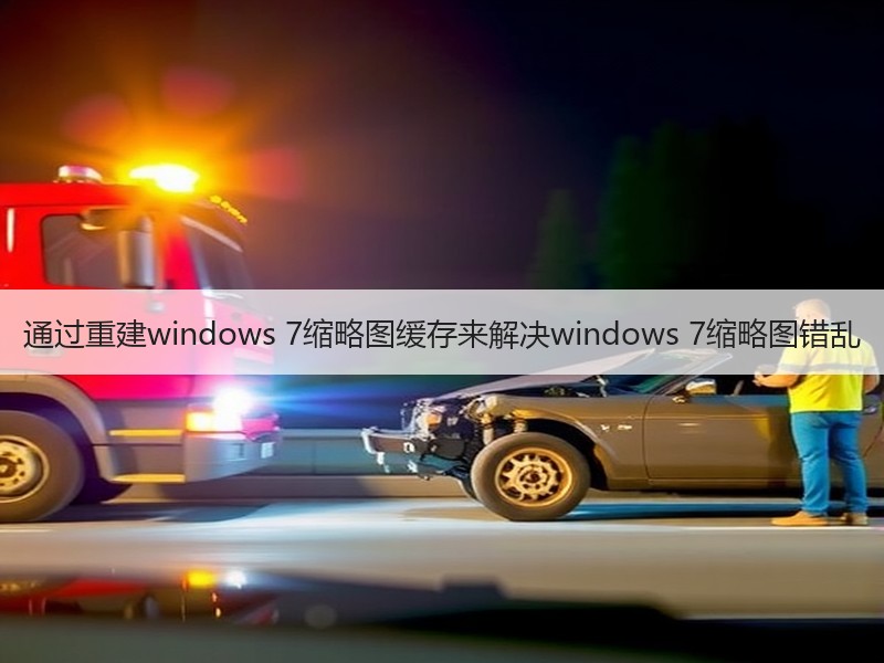 通过重建windows 7缩略图缓存来解决windows 7缩略图错乱