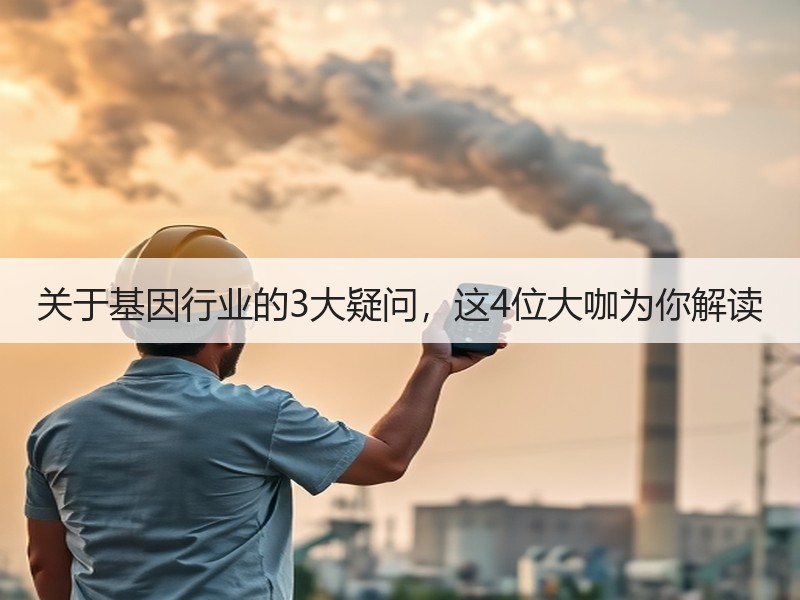 关于基因行业的3大疑问，这4位大咖为你解读