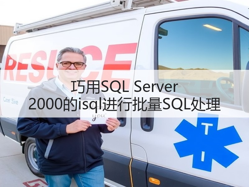 巧用SQL Server 2000的isql进行批量SQL处理