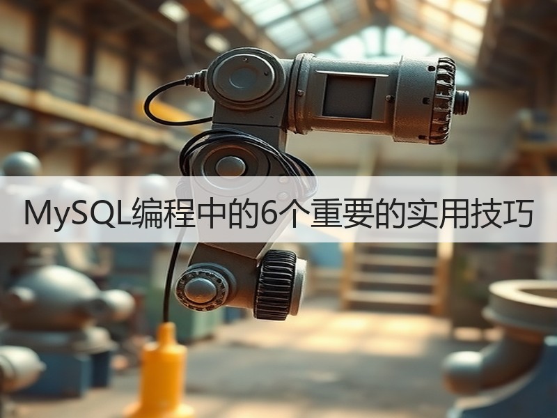 MySQL编程中的6个重要的实用技巧