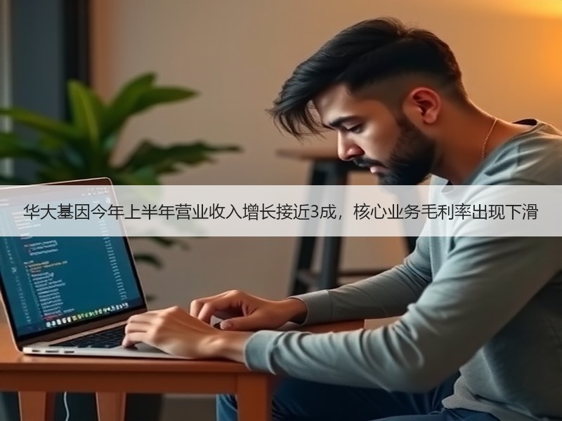 华大基因今年上半年营业收入增长接近3成，核心业务毛利率出现下滑