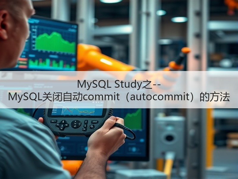 MySQL Study之--MySQL关闭自动commit（autocommit）的方法