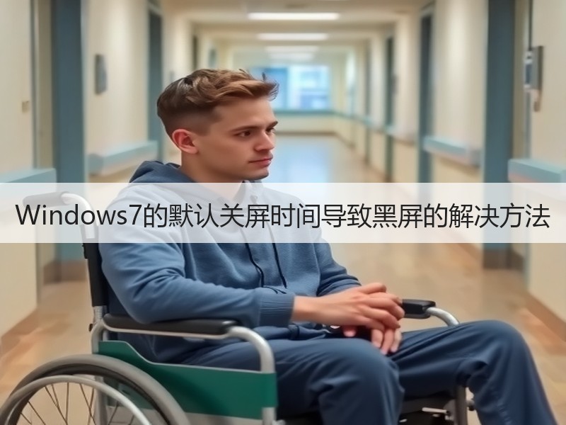 Windows7的默认关屏时间导致黑屏的解决方法